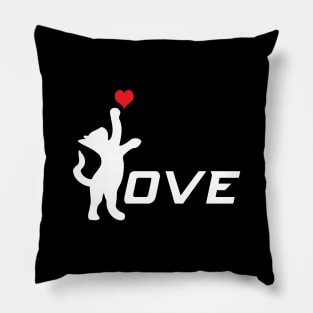 Cat Love - Gift For Cat Lover Pillow