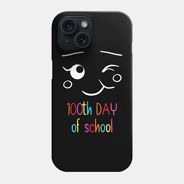 100 Days Of School Phone Case by MBNEWS