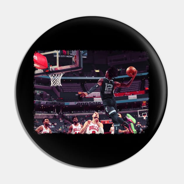 Vintage Ja Morant Dunk Pin by Skelector Art