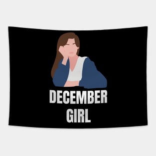 Birthday Gifts for Women December Women December Beautiful Girl Tapestry