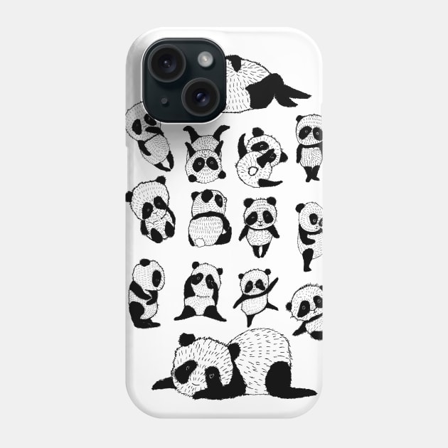 Pandas Phone Case by msmart