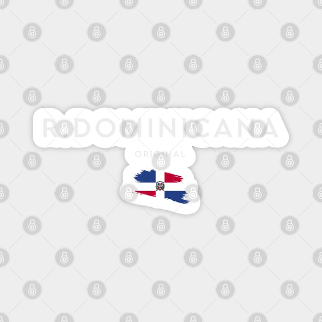 Dominican Republic flag, dominican flag Magnet by eka123