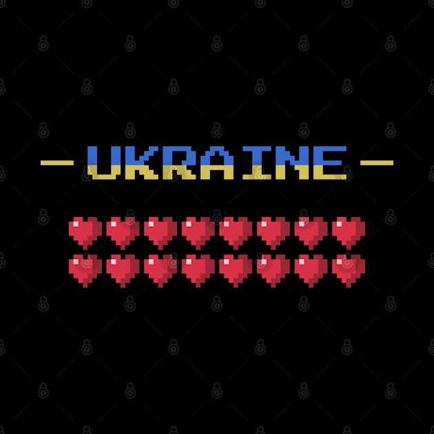 Ukraine Hearts by Axiomfox