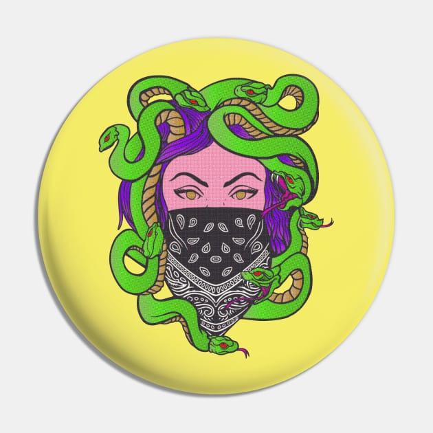 Madame Medusa Pulp Comics Pin by machmigo