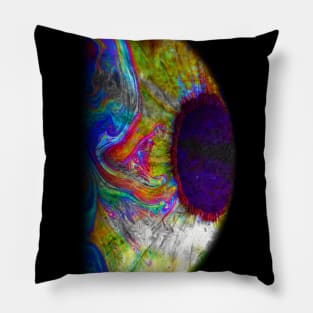 Eye Am On Another Planet Space Eyeball Pillow