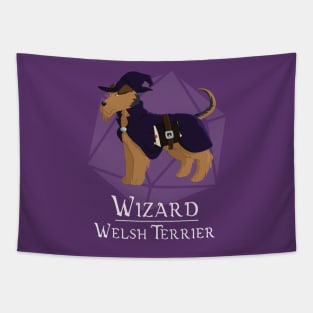 Wizard Welsh Terrier Tapestry