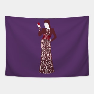 Make Your Own Happy Ending Evil Queen Tapestry