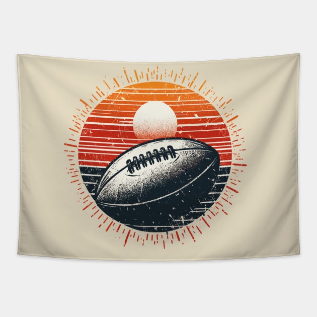 Rugby Ball Tapestry by Vehicles-Art