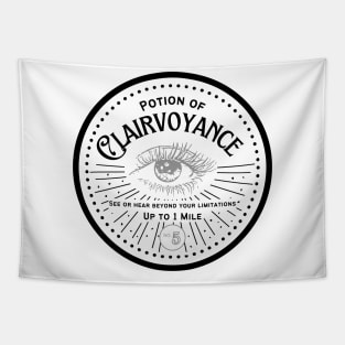 Potion of Clairvoyance: Black Version Tapestry