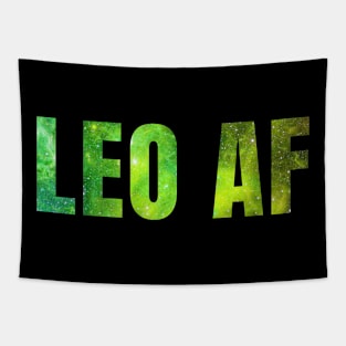 Leo AF / Funny Leo Shirt / Star Sign Zodiac Gift / Horoscope Astrology Gift / Birth Sign Shirt Tapestry