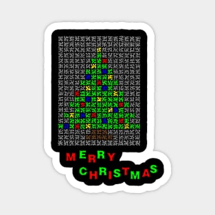 Merry Christmas Tree Magnet