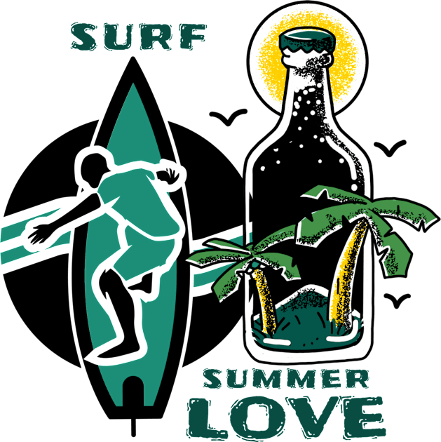 The 3 most important things in life: surf, surf, surf. Kids T-Shirt by Your_wardrobe