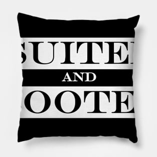 suited and booted Pillow