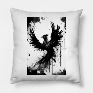 Inky Pheonix Pillow