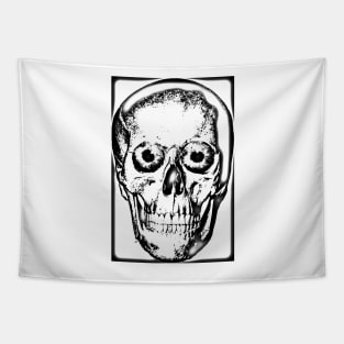 Skull sketched Tapestry