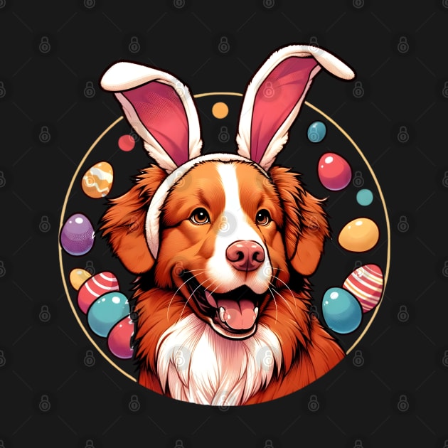 Nova Scotia Duck Tolling Retriever's Easter Celebration by ArtRUs