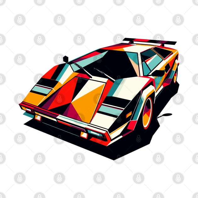 Lamborghini Countach by Vehicles-Art