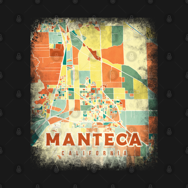 Manteca California US map Manteca TShirt TeePublic