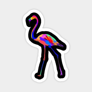 Pop Art Flamingo Magnet