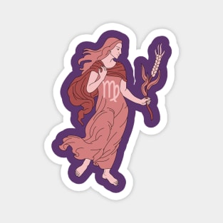 Virgo (Baby Pink) Magnet