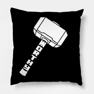 worthy of lifting mjolnir Pillow