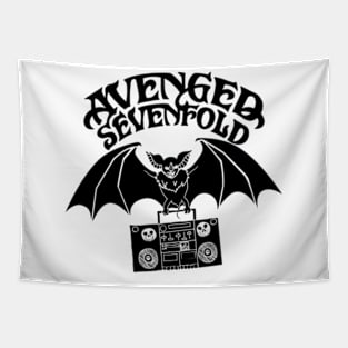 avenged sevenfold bat tape black Tapestry