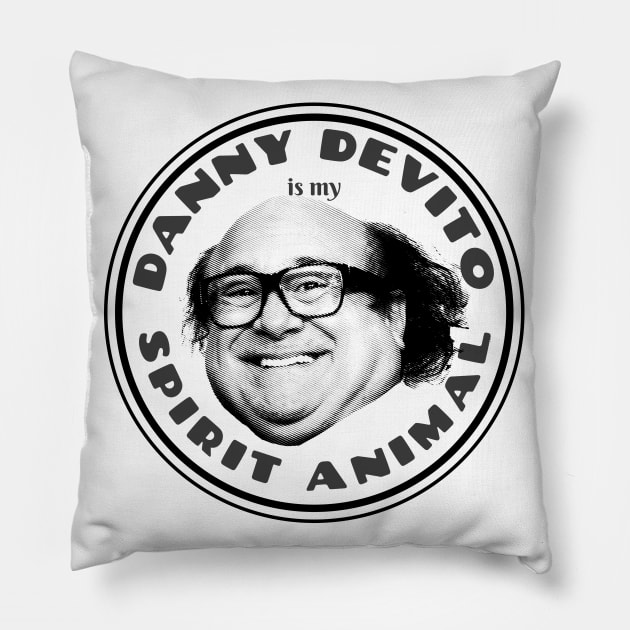 Danny Devito is my Spirit Animal Pillow by LocalZonly