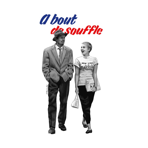 A Bout de Souffle Illustration by burrotees