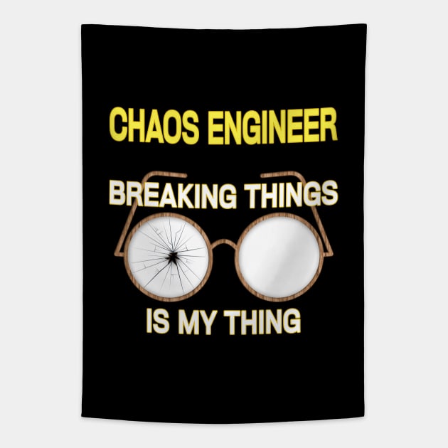 Chaos Engineer Tapestry by UltraQuirky