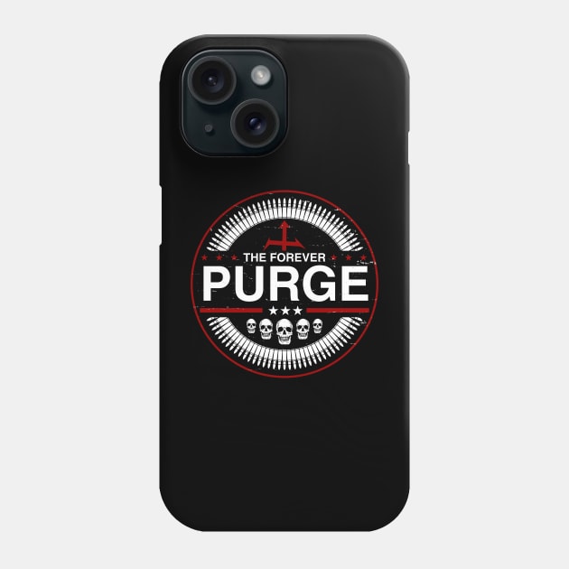 The Forever Purge Distressed Phone Case by Vault Emporium