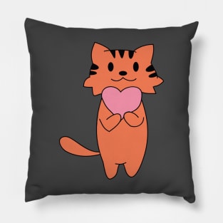 Tiger heart (pink) Pillow