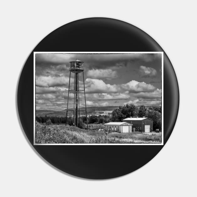 Water Tower in Hillsborough New Brunswick Pin by kenmo