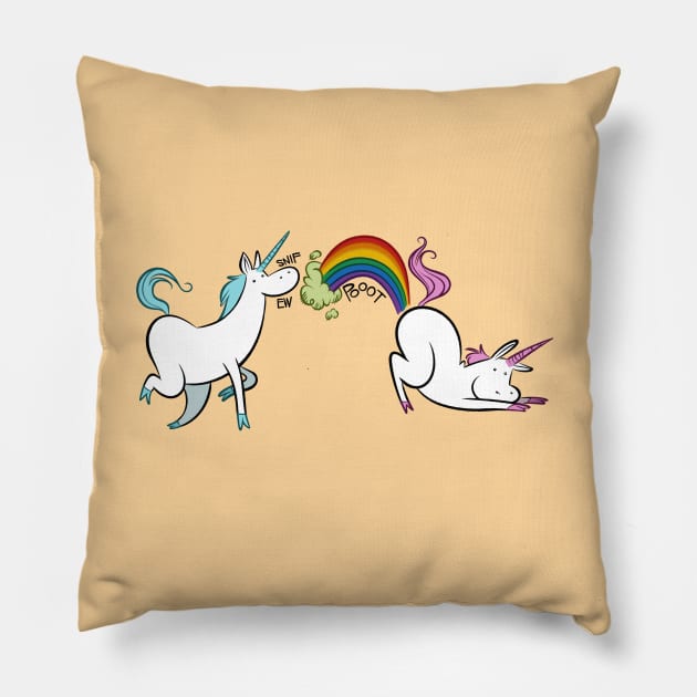 Unicorn Fart Pillow by westinchurch