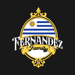 Fernandez Family - Uruguay flag T-Shirt