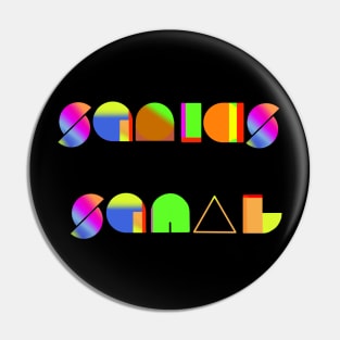 Squid Squad logo Pin