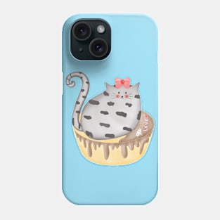 Cute cake cat Phone Case