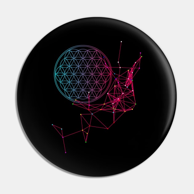 Flower Of Life Pin by melostore