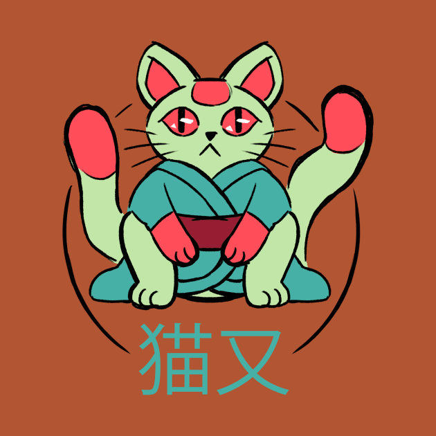 Bakeneko COLOR ver. by Pikipouet