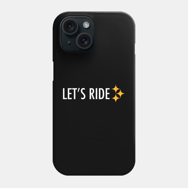 Let's Ride! Russell Wilson Pittsburgh Steelers Phone Case by Merlino Creative