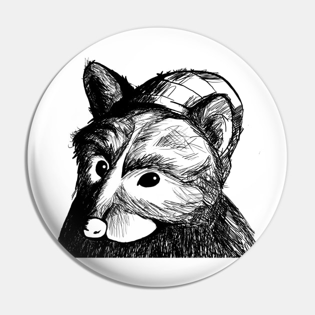 Racoon Pin by sabhu07