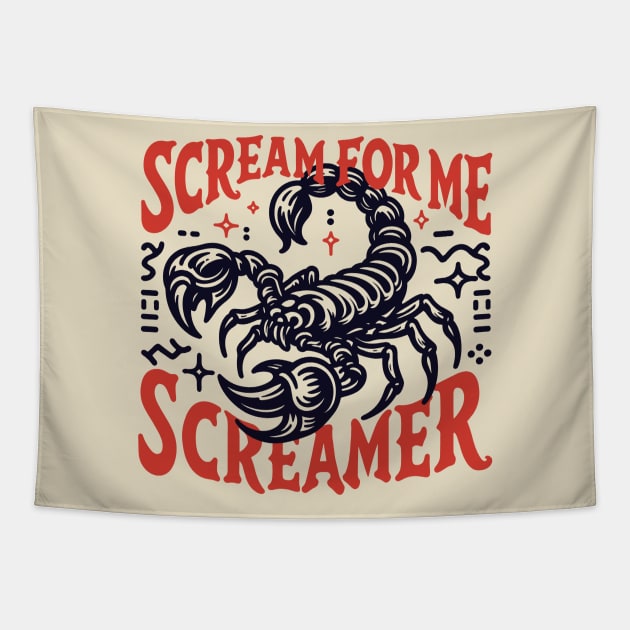 Scream For Me Screamer Tapestry by FanArts