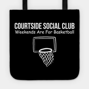 Retro Basketball Tote