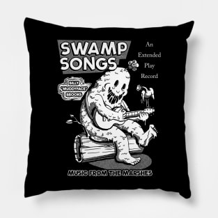 Swamp Songs - Black/White Pillow