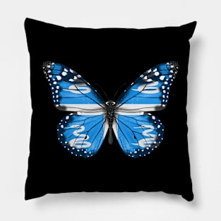 Martiniquais Flag  Butterfly - Gift for Martiniquais From Martinique Pillow