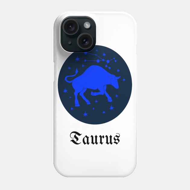 TAURUS HOROSCOPE Phone Case by Top To Bottom