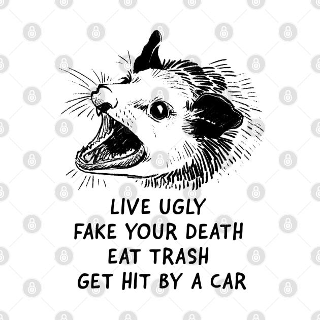 OPOSSUM QUOTES - FUNNY SAYING GIFT IDEA by RickandMorty