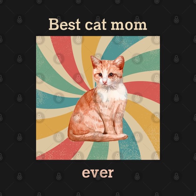 Cat t shirt - Best cat mom by hobbystory