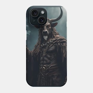 Minotaur Druid Phone Case