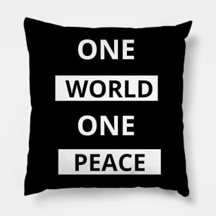 One World, One Peace Pillow