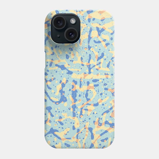 Ocean Abstract Pattern Phone Case by okpinsArtDesign